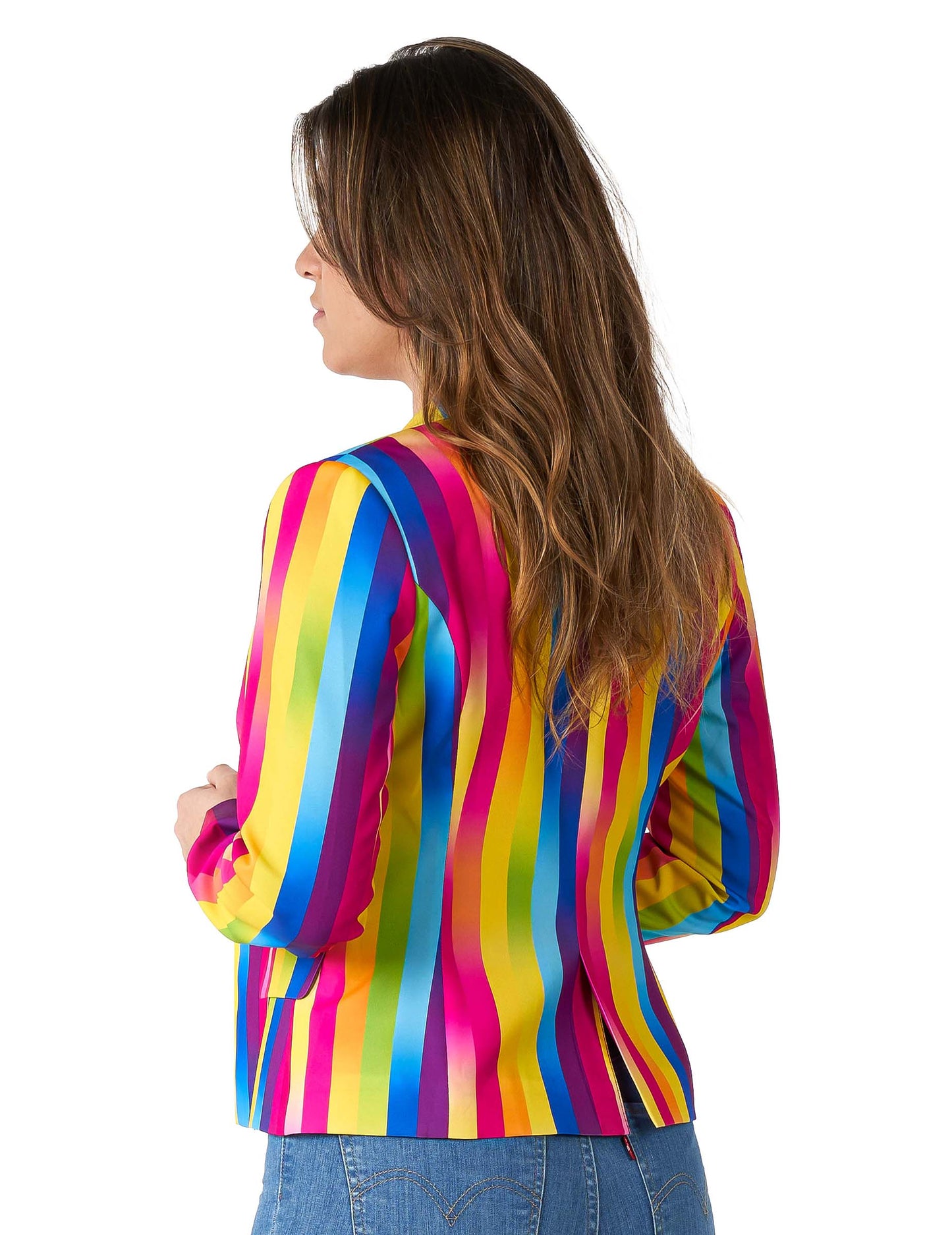 Veste blazer arc-en-ciel Suitmeister femme