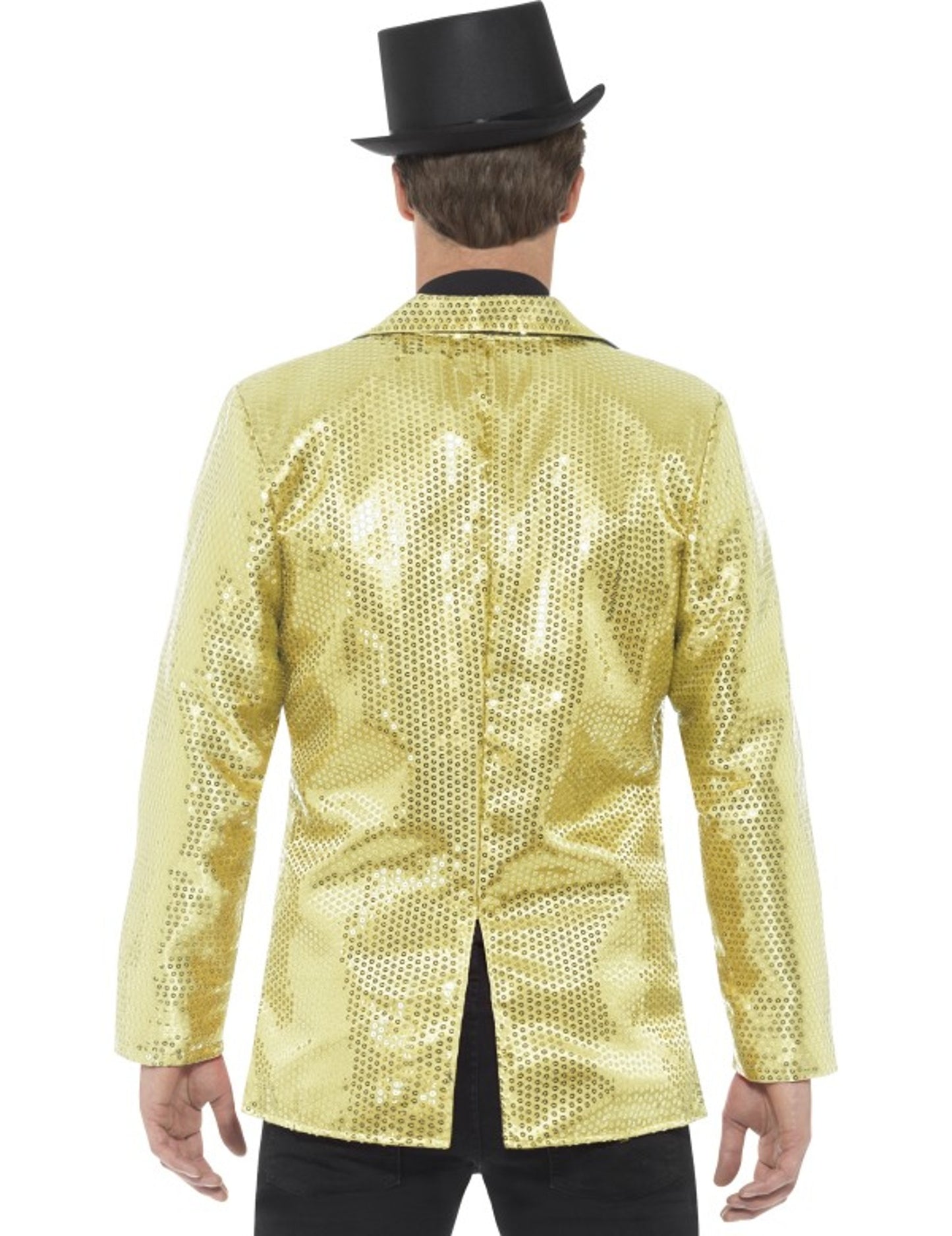 Disco zlata jakna z luksuznimi moškimi pajkicami