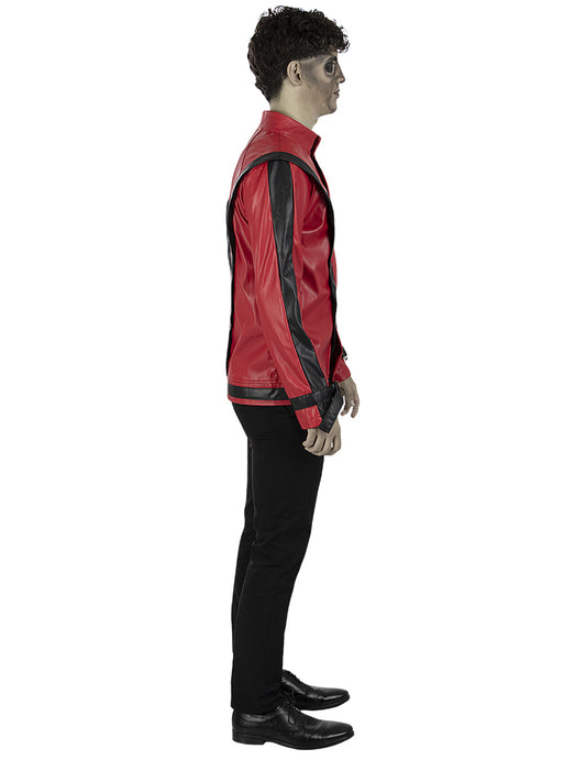 Vue de profil de la veste Michael Jackson Thriller