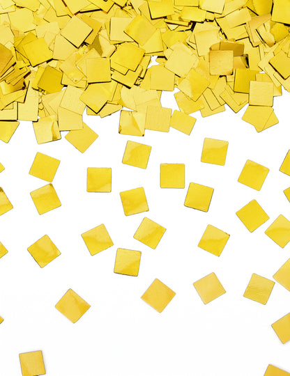 Konfeti top za šampanjec iz zlate metalizirane papirja 20,5 cm 