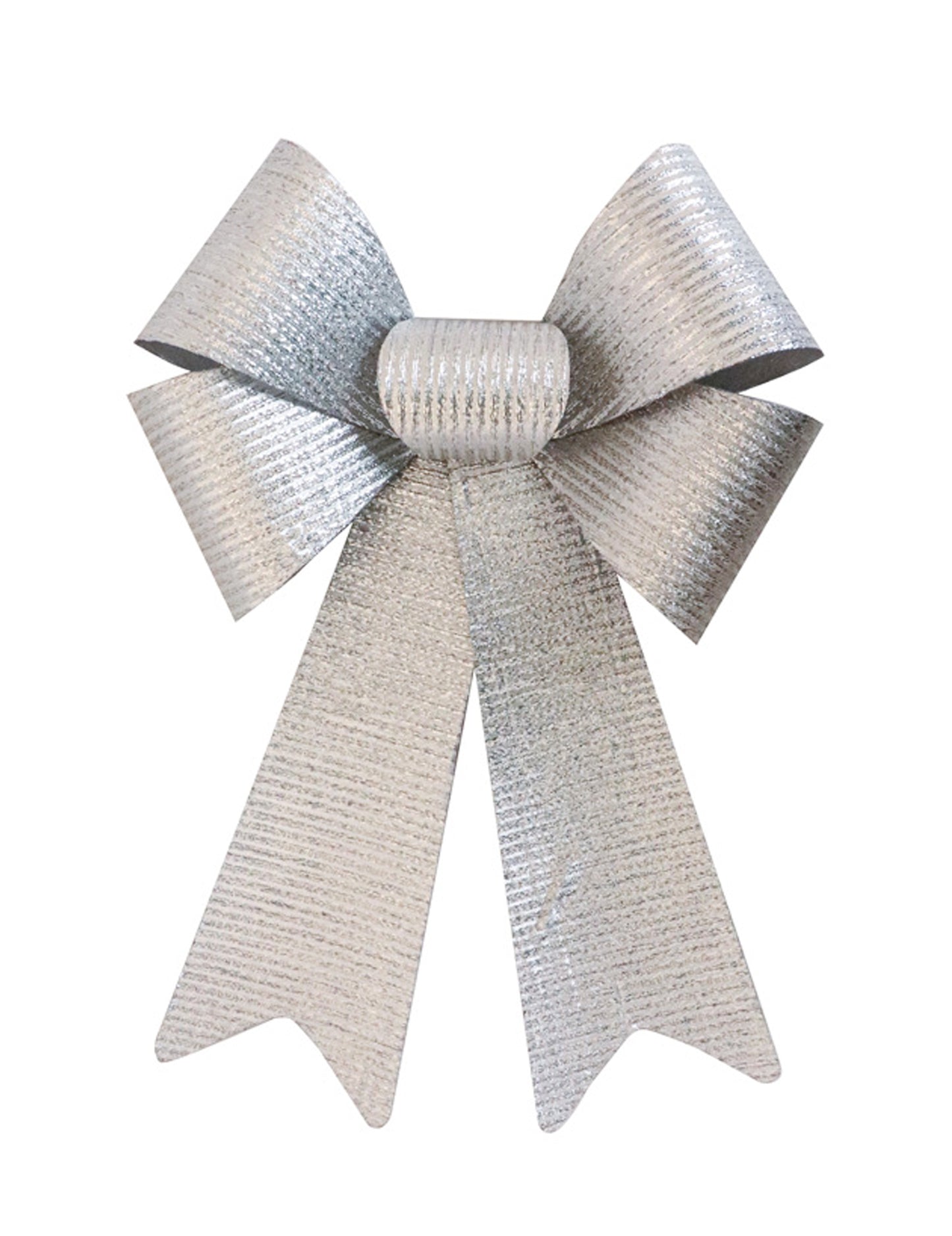 Bleščeča srebrna pentlja 23 x 38 cm 