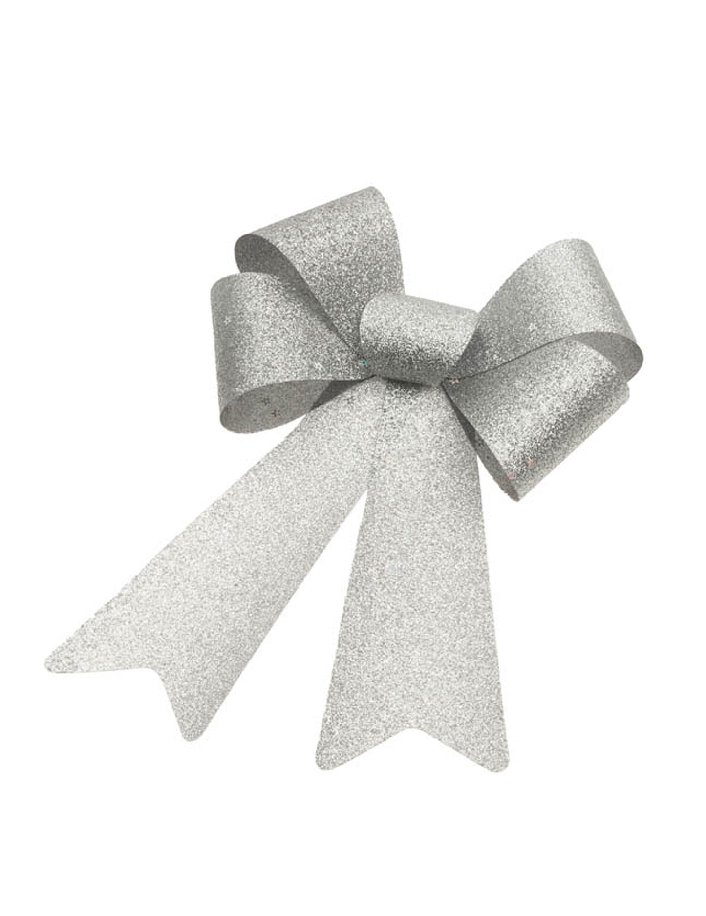 Srebrna bleščeča pentlja 23 x 40 cm 