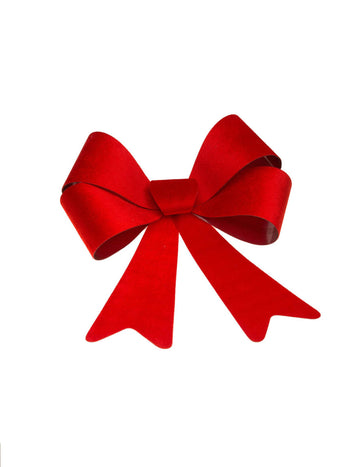 Rdeča žametna pentlja 36 x 51 cm 