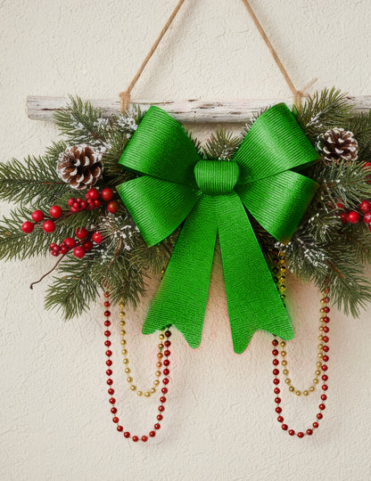 Bleščeča zelena pentlja 36 x 51 cm 