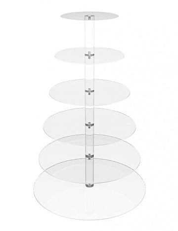 Okroglo večnadstropno stojalo za torte 40 x 51 cm 