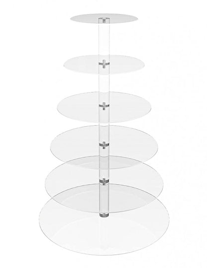 Okroglo večnadstropno stojalo za torte 40 x 51 cm 