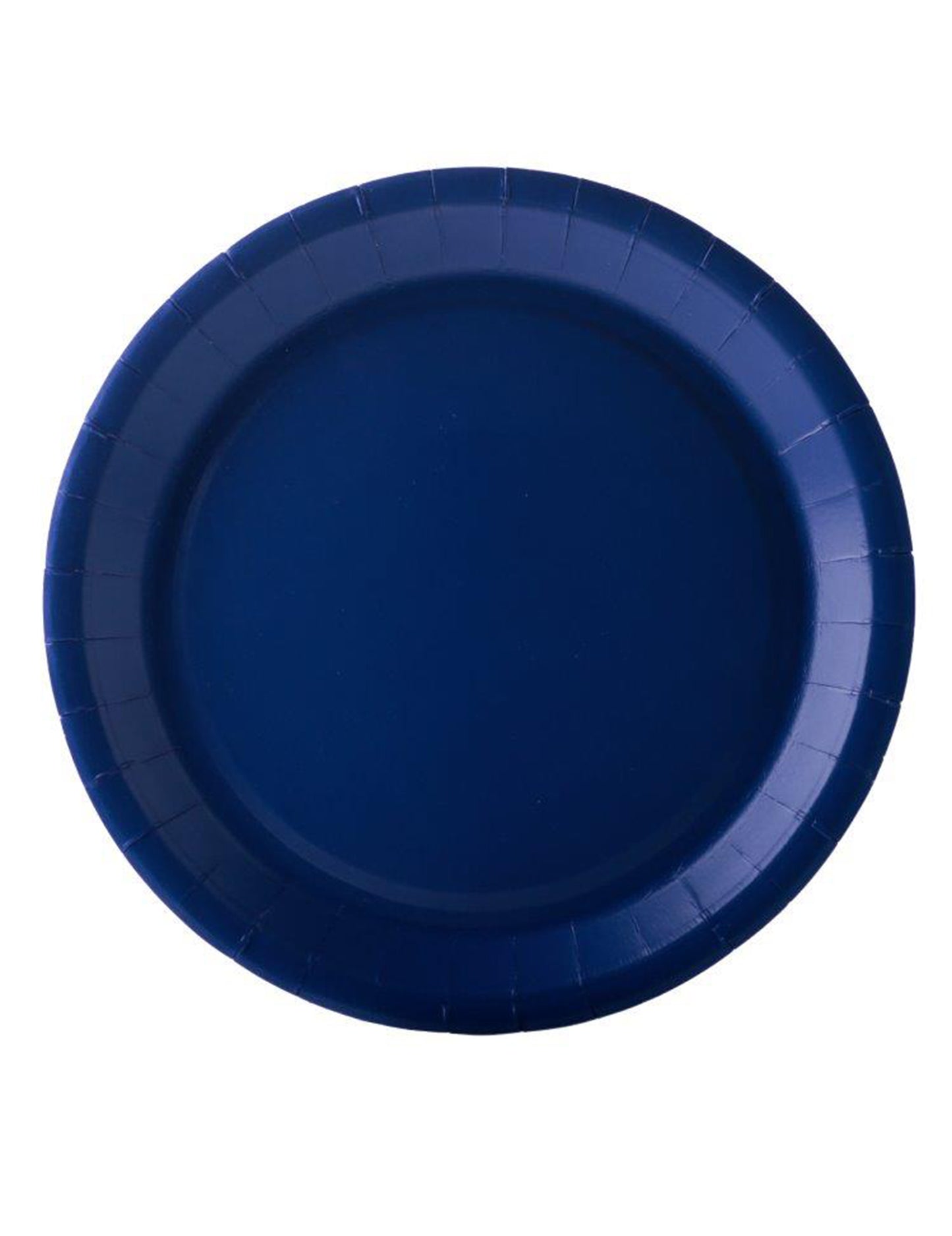 10 Assiettes en carton bleu marine 22 cm