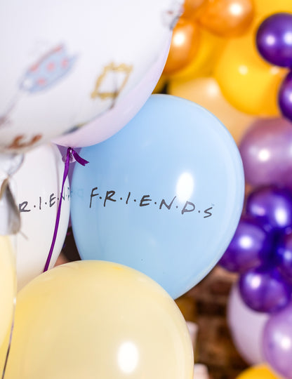 10 prijateljev iz lateksa balonov 25x32cm