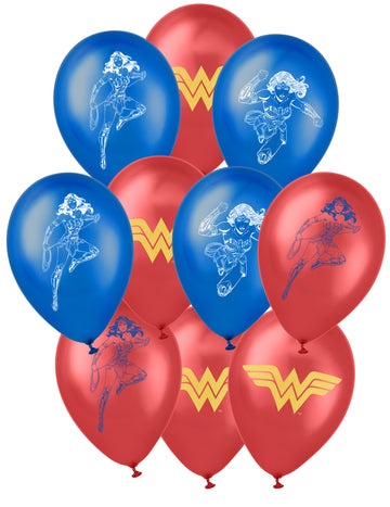 10 Wonder Woman 25 x 32 cm baloni iz lateksa