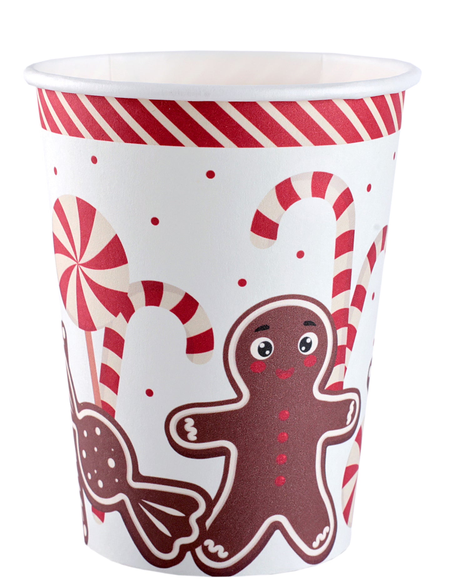 10 kartonskih kozarčkov z božično tematiko, 27 cl