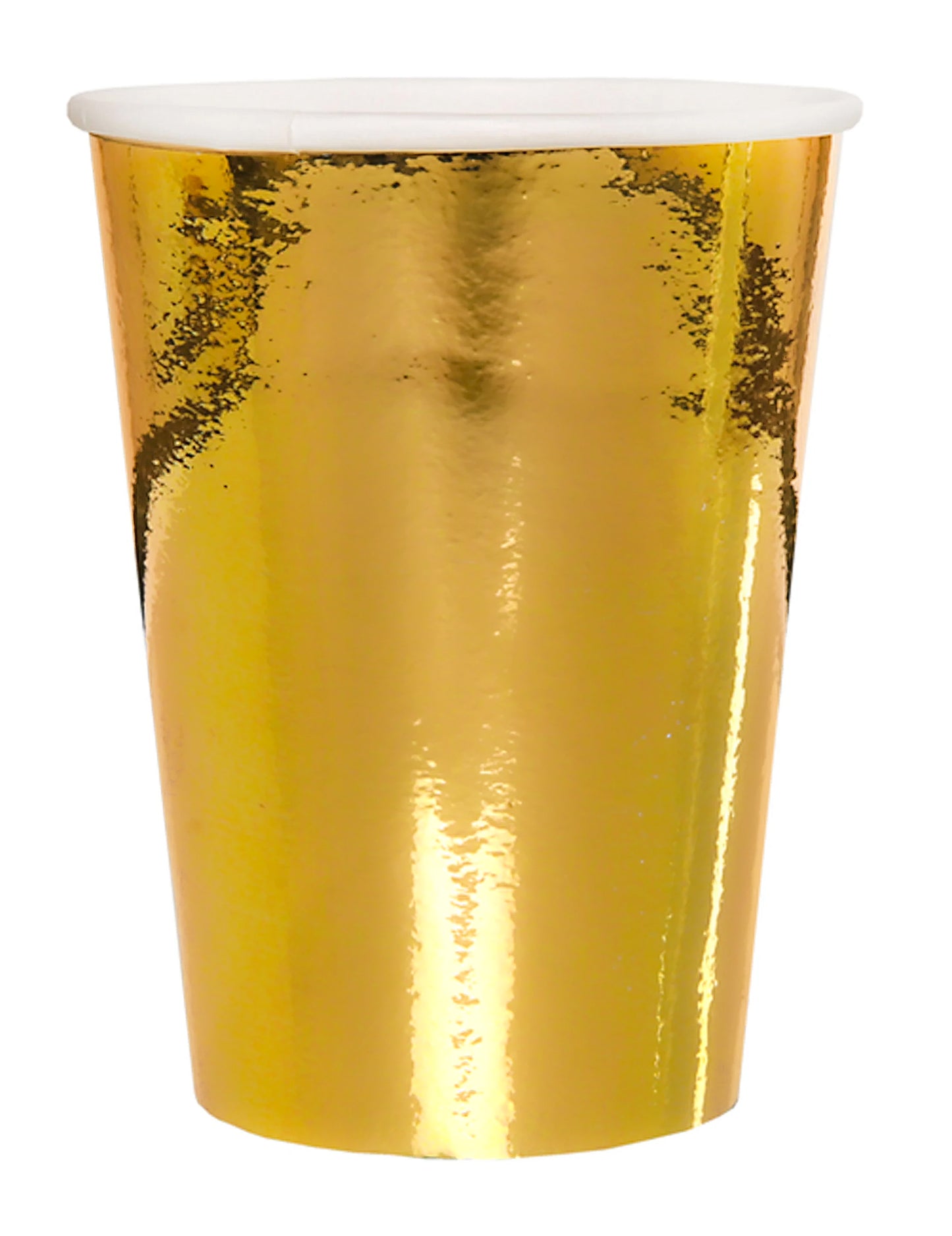 10 zlatih kovinskih kartonskih skodelic 25 Cl