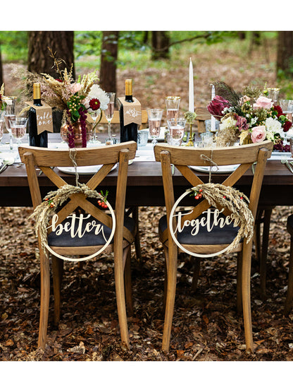 10 namiznih markerjev iz kraft papirja za steklenice z belimi številkami