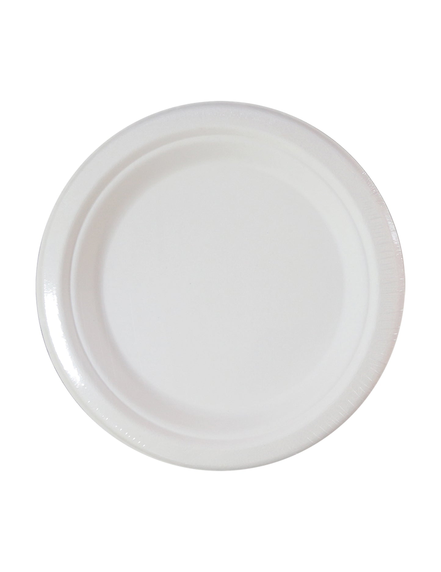 10 majhnih krožnikov iz belih vlaken sladkornega trsa 18 cm kompostabilno