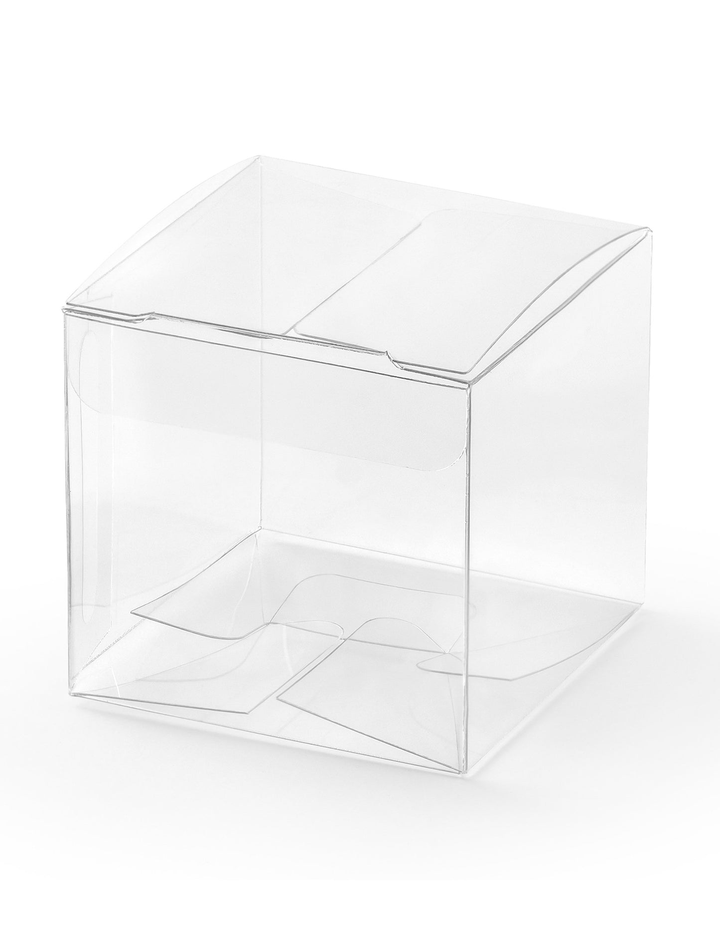 10 majhnih prozornih škatel 5 x 5 x 5 cm za darila