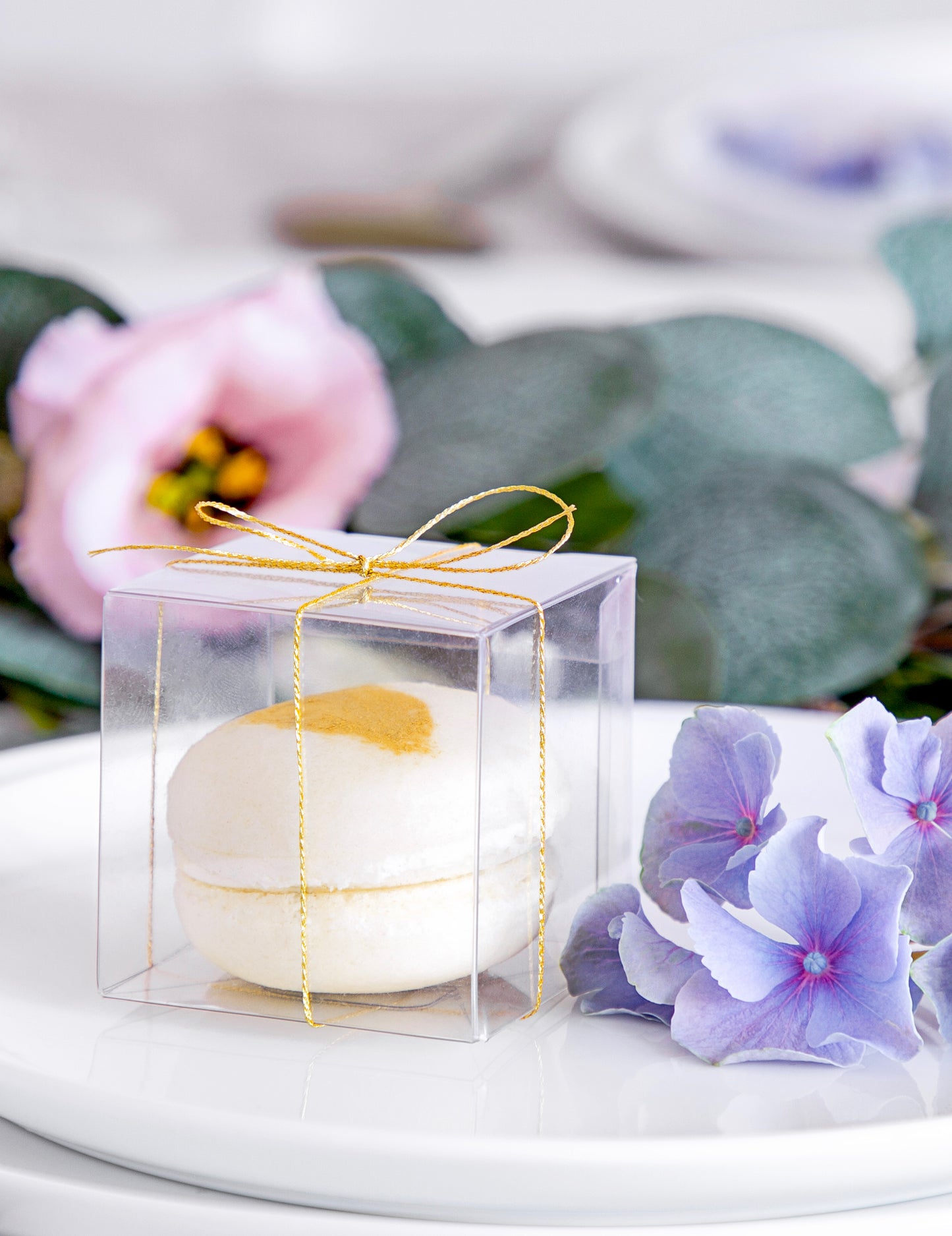 10 majhnih prozornih škatel 5 x 5 x 5 cm za darila