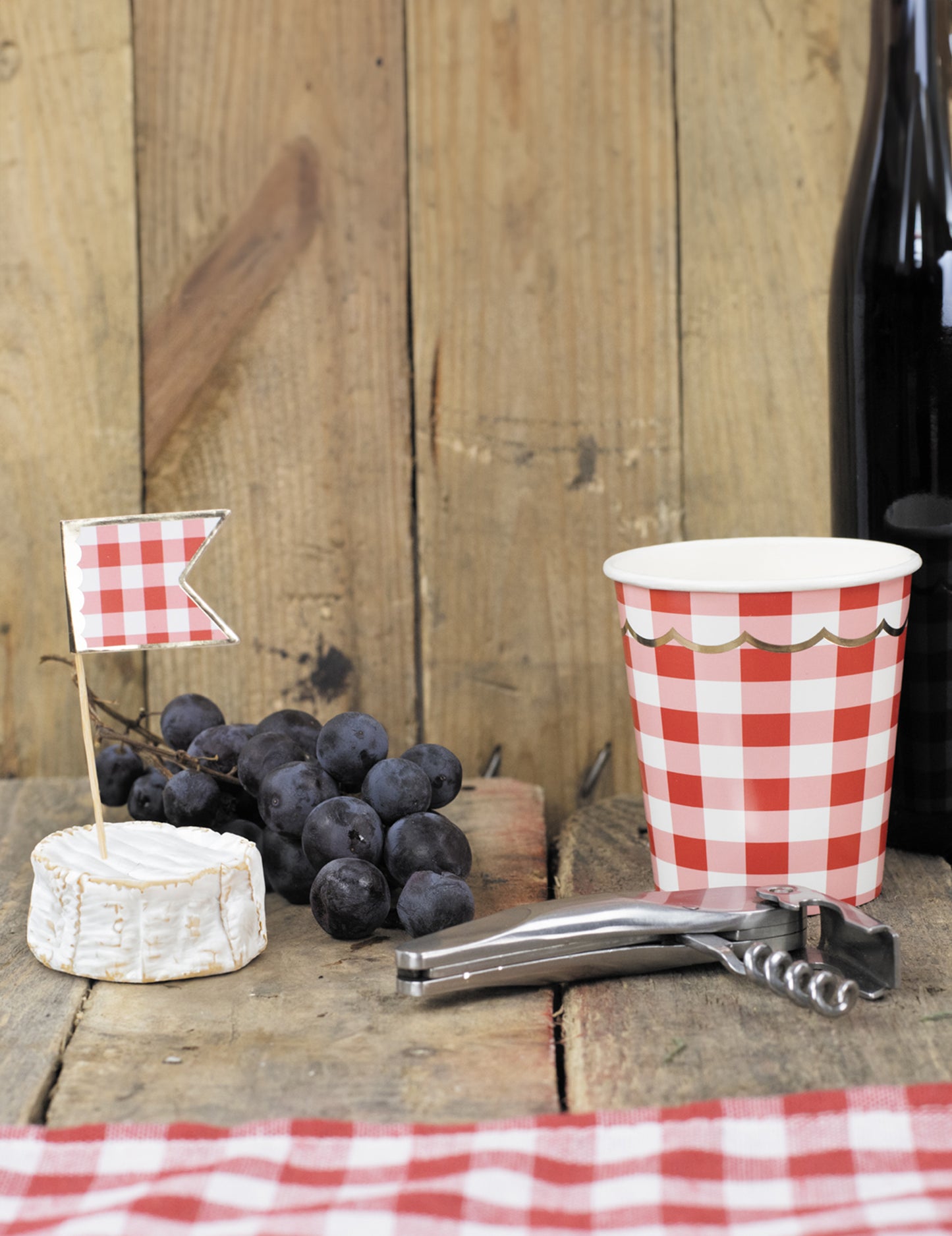 10 izbranih koktajlov Vichy 10 cm rdeča in bela