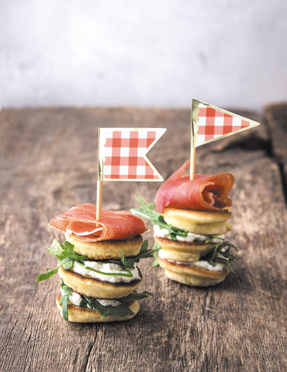 10 izbranih koktajlov Vichy 10 cm rdeča in bela