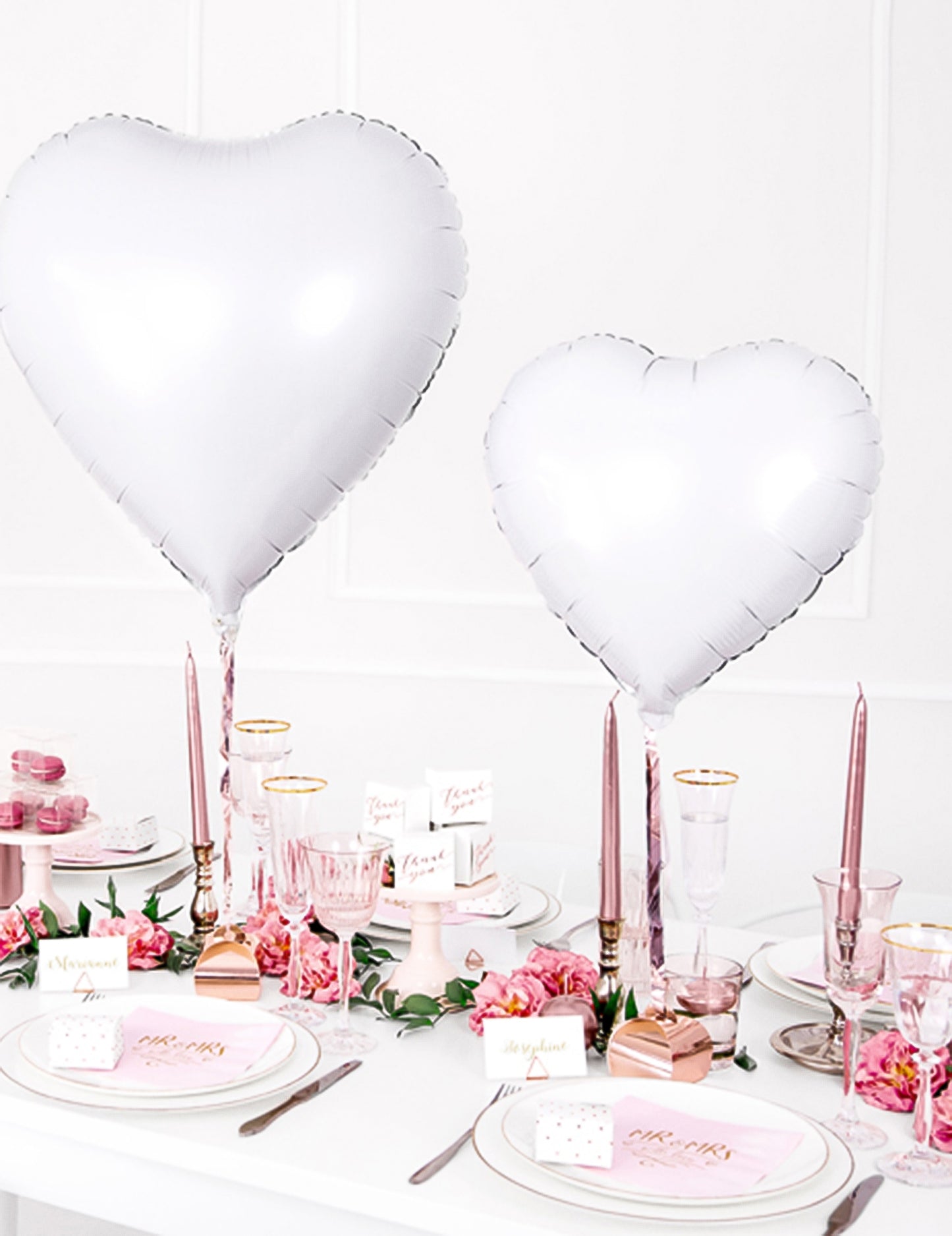 10 držal za označevalce mest v trikotni barvi rožnatega zlata 2.3 cm kovina