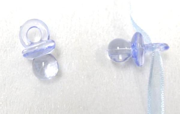 10 modrih plexi dudic 2,5 cm za dekoracijo 