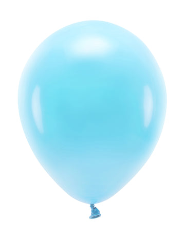 100 svetlo modrih lateks balonov 26 cm naravni kavčuk