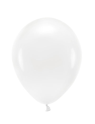 Ballons en latex pastel pour fête blanc