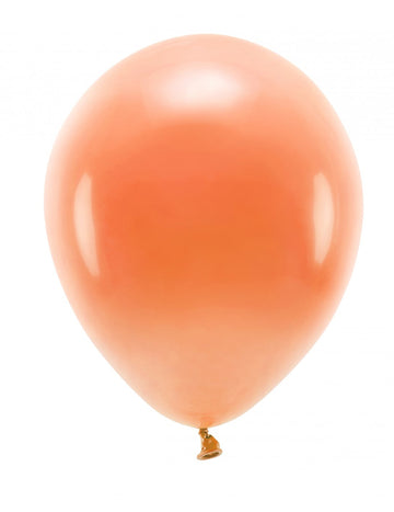 100 pastelno oranžnih lateks balonov 26 cm naravni kavčuk
