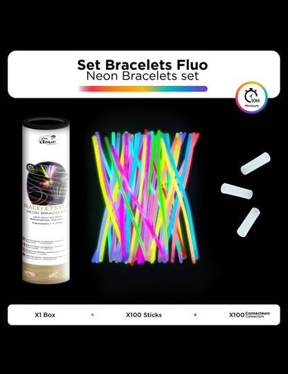 100 fosforescentnih zapestnic