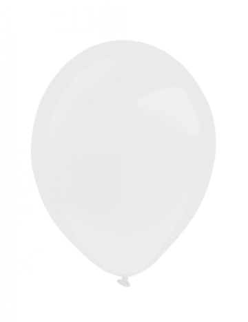 100 mini belih lateks balonov 13 cm za barko