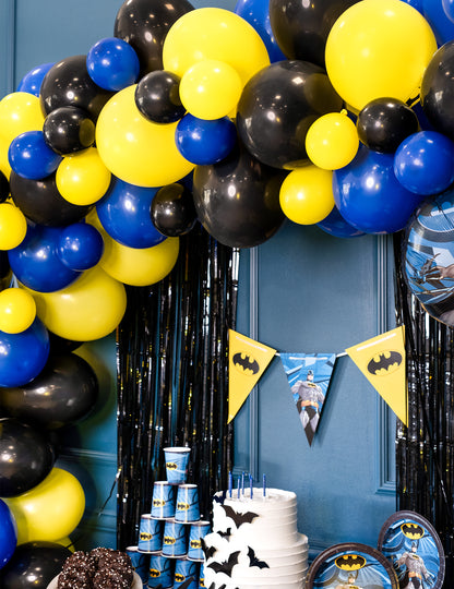 100 mini črnih lateks balonov velikosti 13 cm za dekoracijo