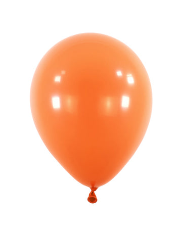 100 mini oranžnih lateks balonov 13 cm za lok in kocke