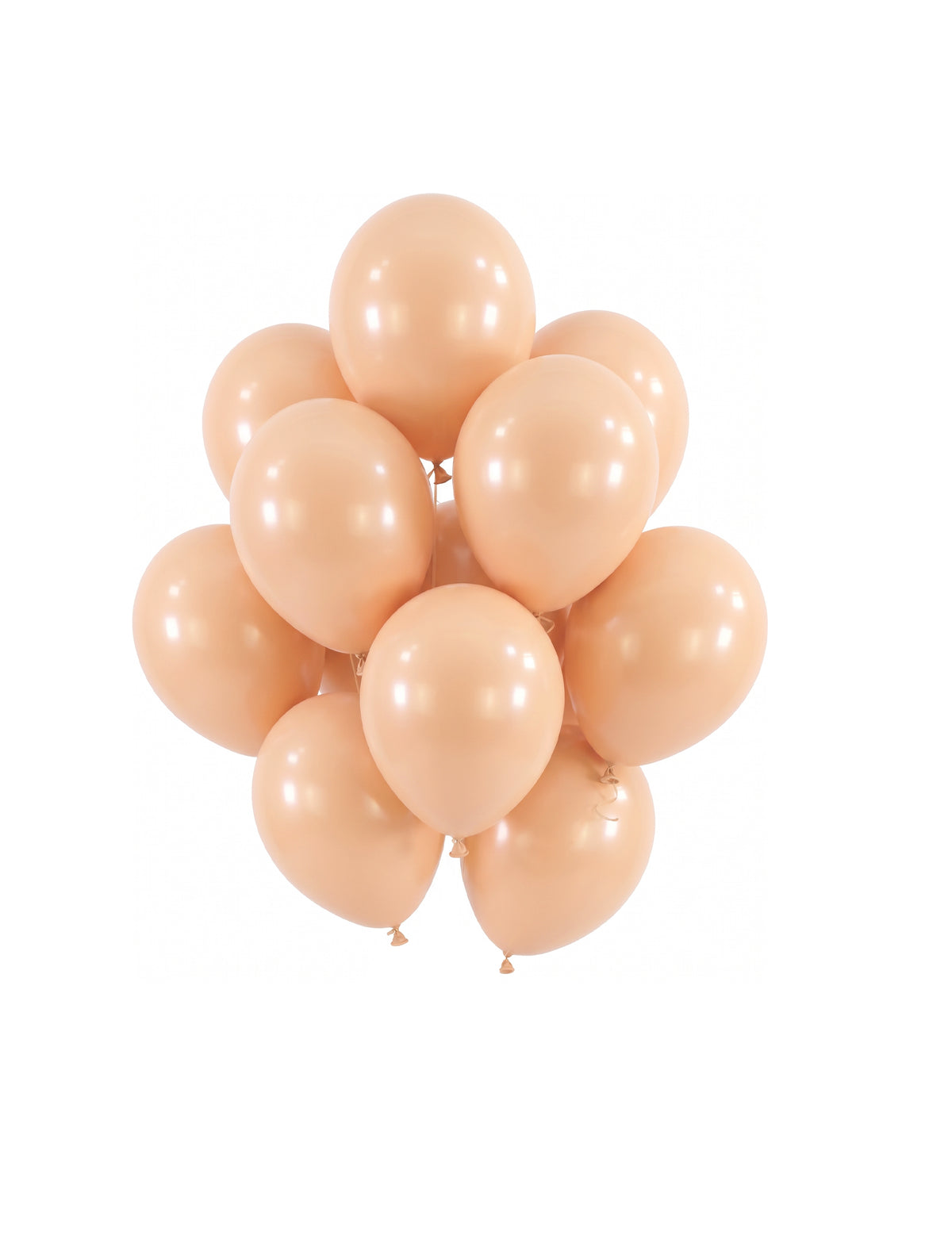 100 mini lateks balonov v barvi breskve 13 cm pastelne dekoracije za zabavo