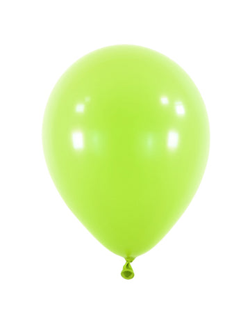 100 mini svetlo zelenih lateks balonov 13 cm za okraske za rojstni dan