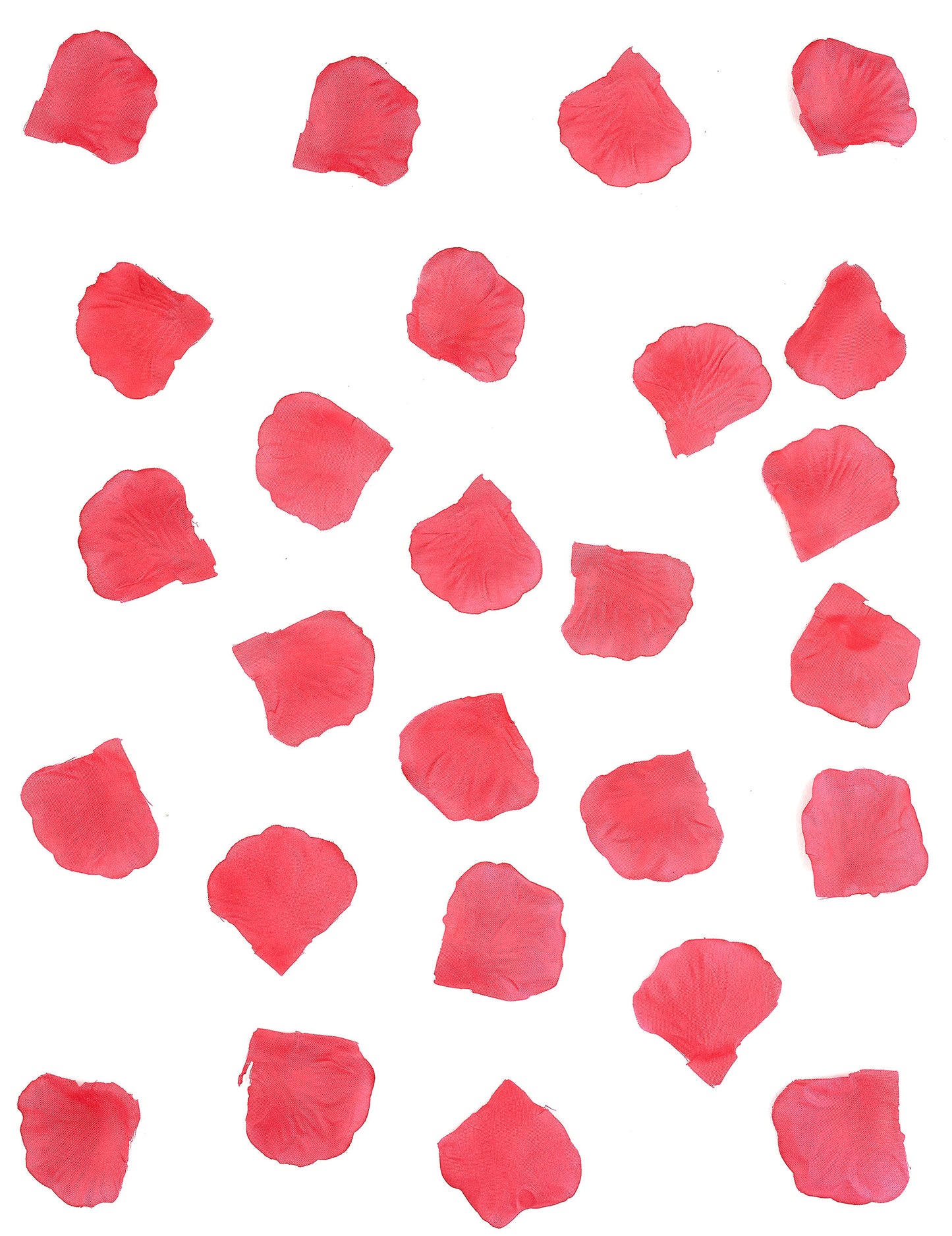 100 rožnatih tkaninskih cvetnih listov vrtnice 5 x 5 cm dekoracija za poroko 