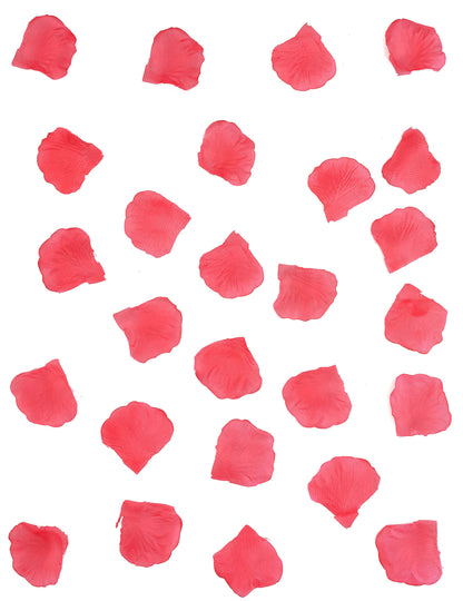 100 rožnatih tkaninskih cvetnih listov vrtnice 5 x 5 cm dekoracija za poroko 