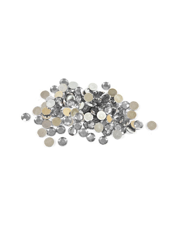 100 majhnih konfetov srebrne okrogle mize 0,6 cm