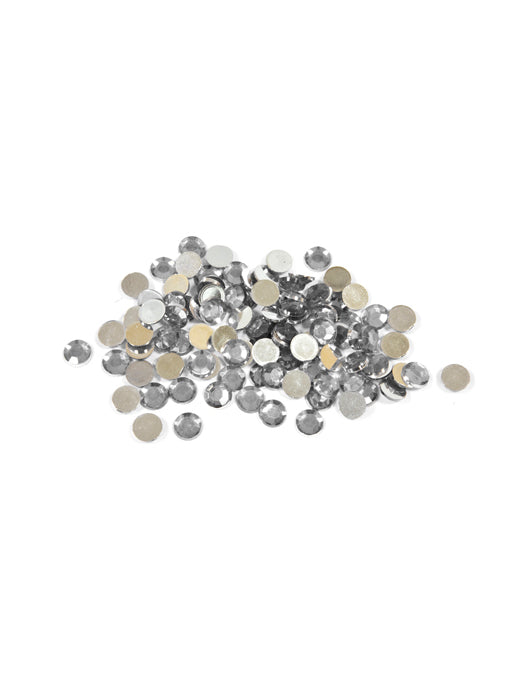 100 majhnih konfetov srebrne okrogle mize 0,6 cm