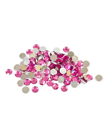 100 majhnih konfetov okrogle mize Fuchsia 0,6 cm