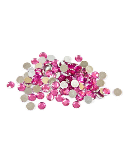 100 majhnih konfetov okrogle mize Fuchsia 0,6 cm