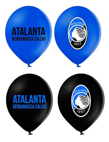 12 modro-črnih lateks balonov Atalanta™ 30 cm