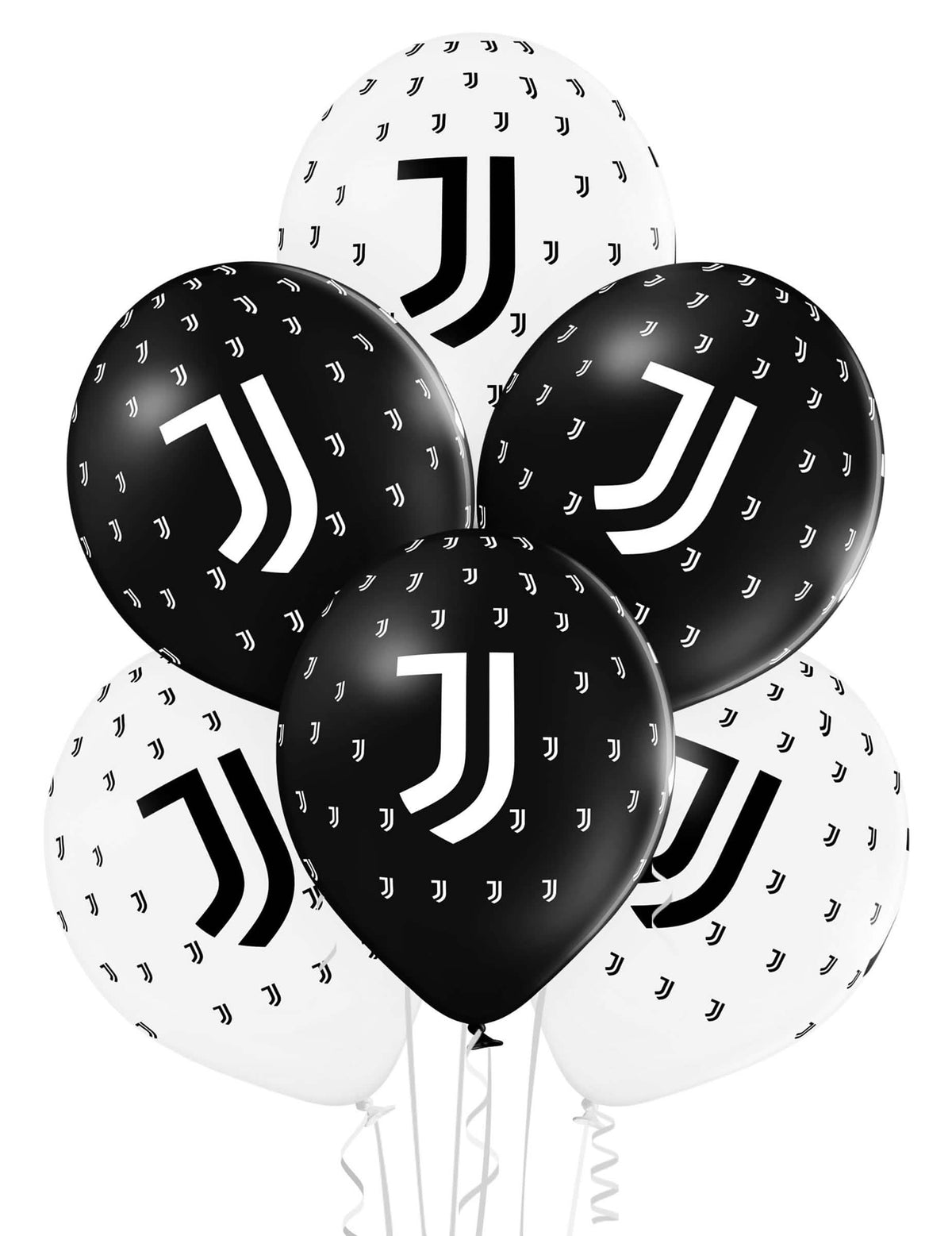 baloni iz lateksa juventus za zabavo črni in beli