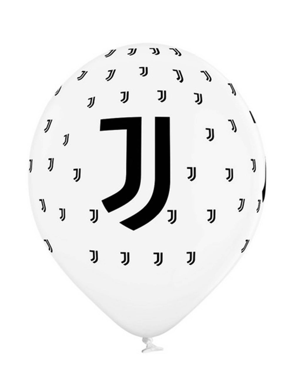 Pogled od spredaj na lateks balon juventus za zabavo