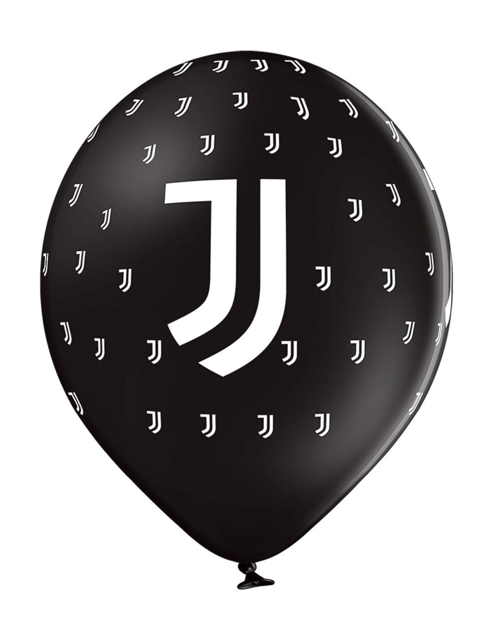 črna balon natisnjen z baloni iz lateksa juventus za zabavo