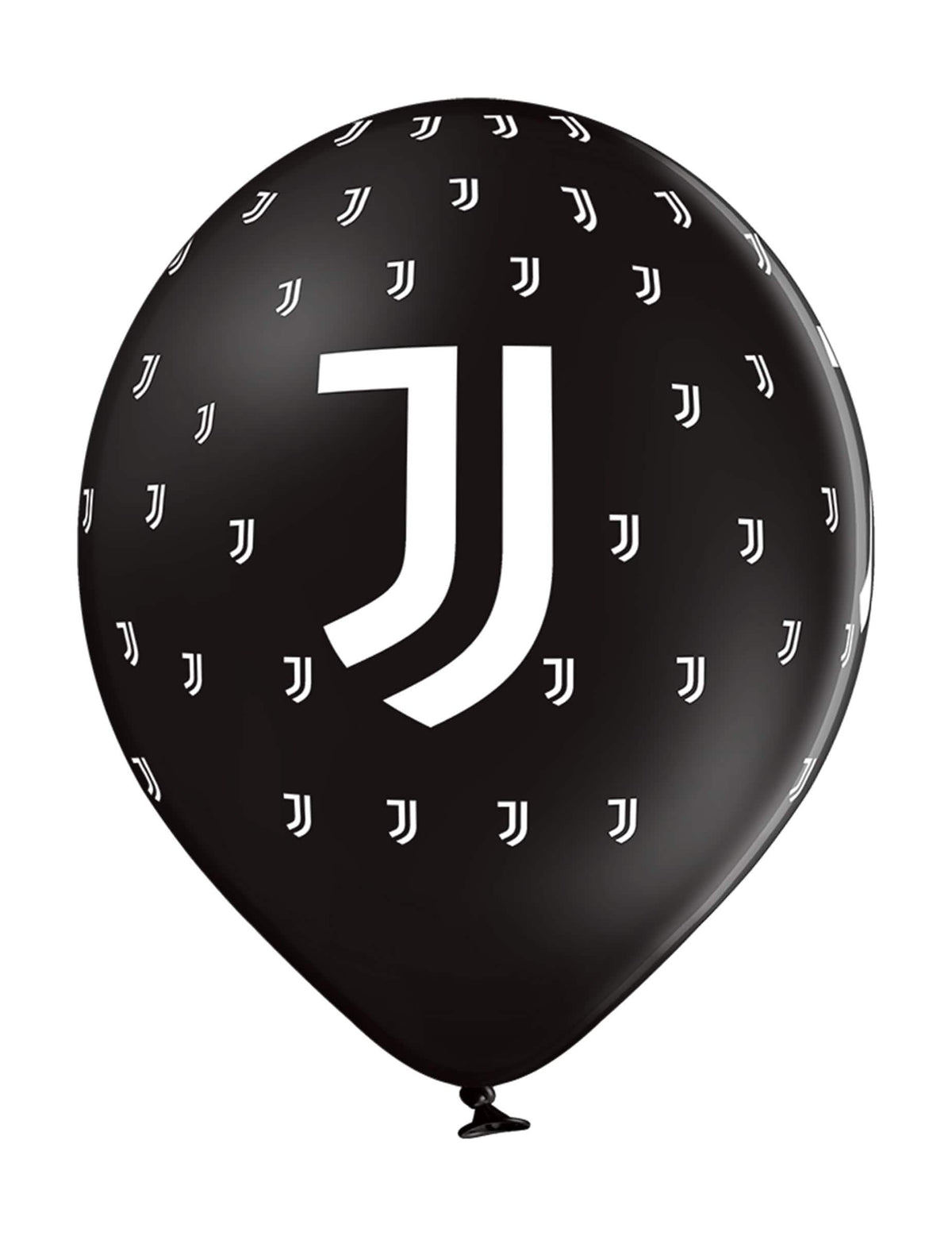 črna balon natisnjen z baloni iz lateksa juventus za zabavo
