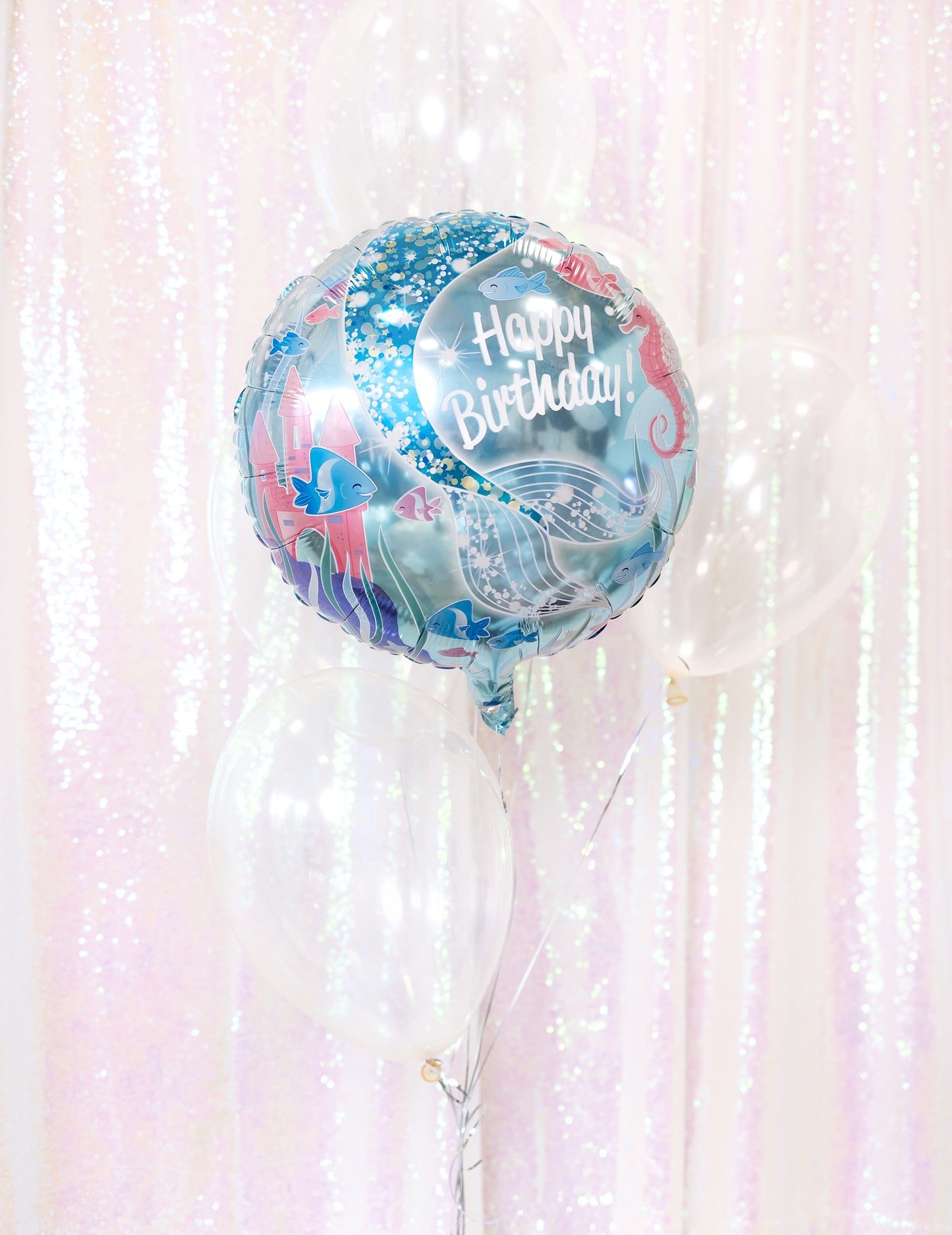 12 prozornih balonov 28 cm