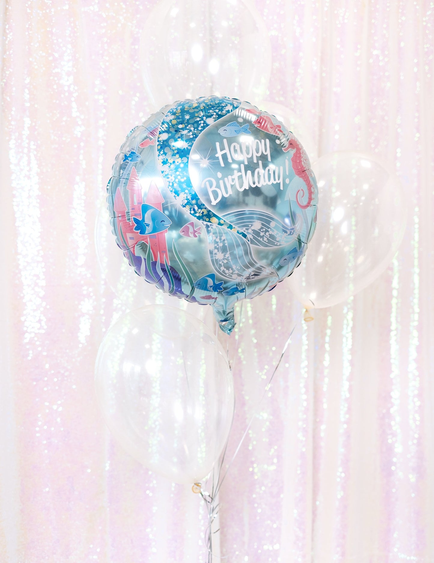 12 prozornih balonov 28 cm