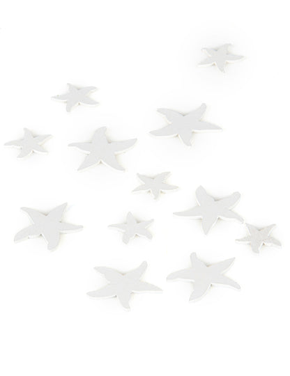 12 konfetov v lesenem belem morju 3 in 2 cm