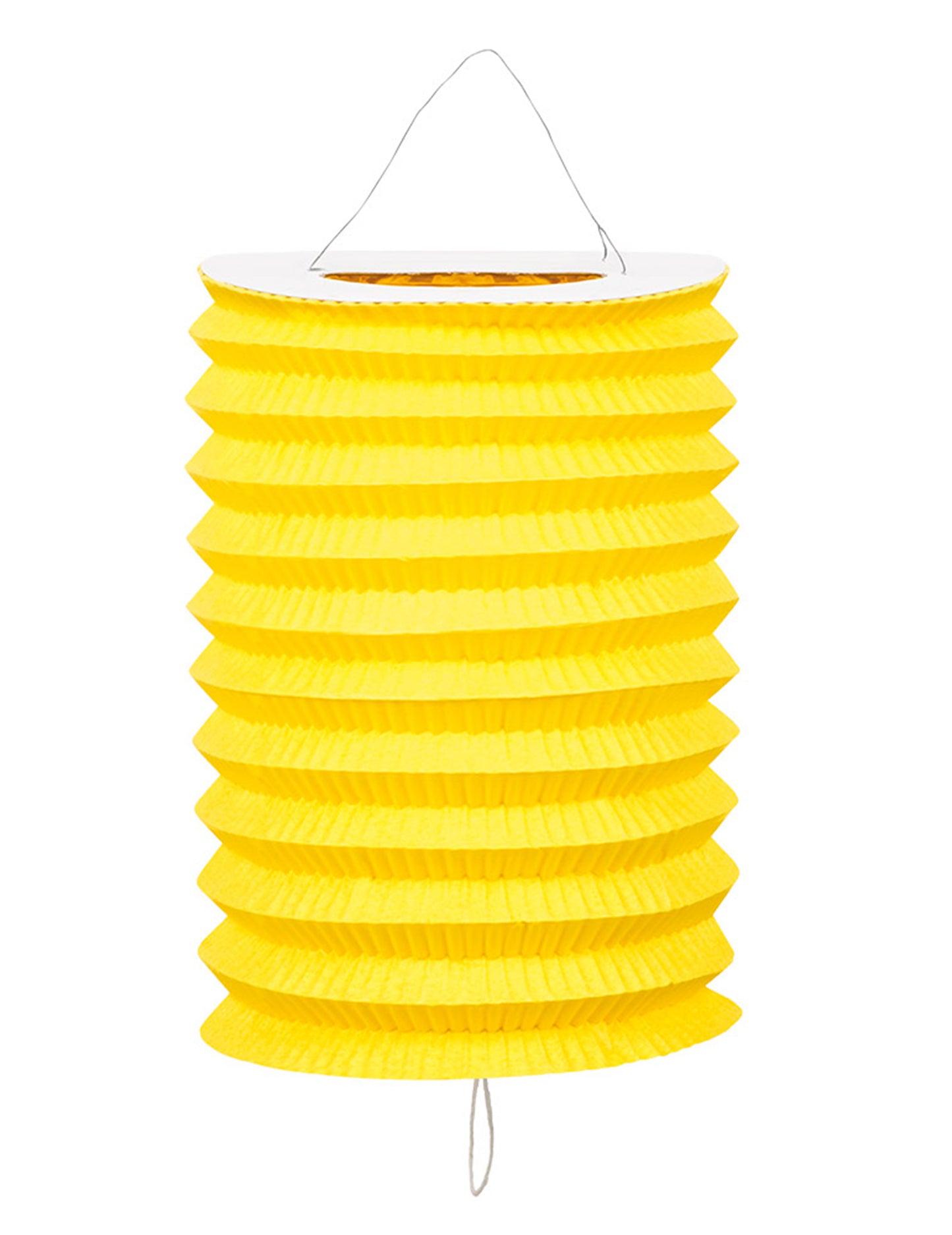 Modèle jaune du lampion coloré pour fête