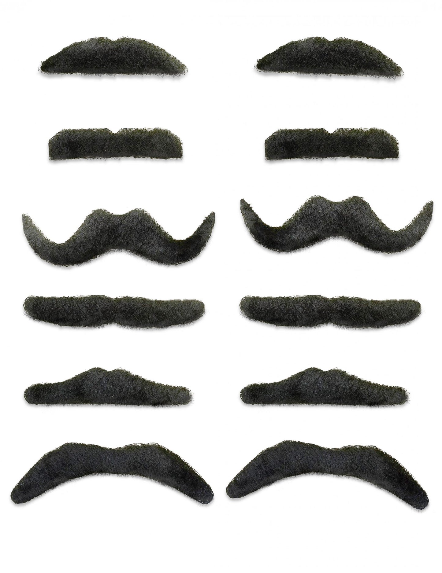12 črnih brkov