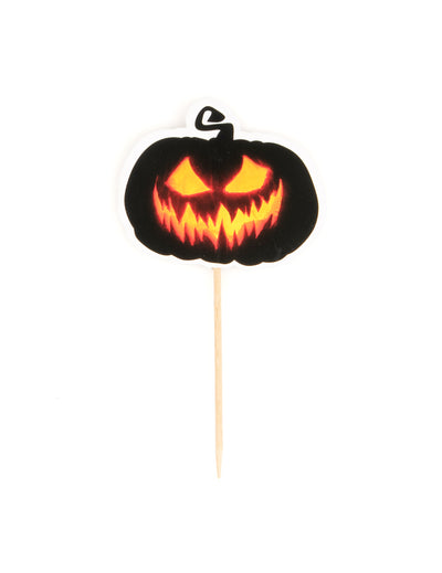 Pics citrouille terrifiante pour Halloween noir et orange