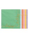 12 papirnatih serviet Happy Birthday, pastelne in zlate 33 × 33 cm
